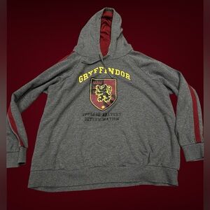 Gryffindor Gray and Maroon hoodie